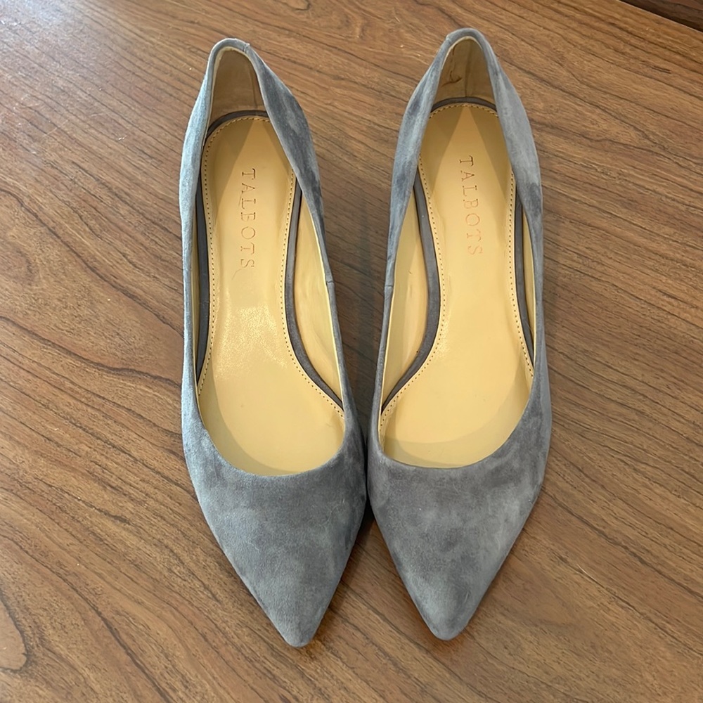TALBOTS Gray Wedges